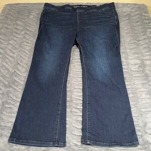 Torrid Lean Jean Slim Boot Super Soft Dark Wash Pull On Denim Jeans 4S 26 Short
